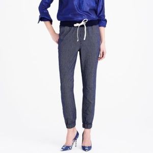 J. Crew Sideline Chambray Stripe Jogger Pant